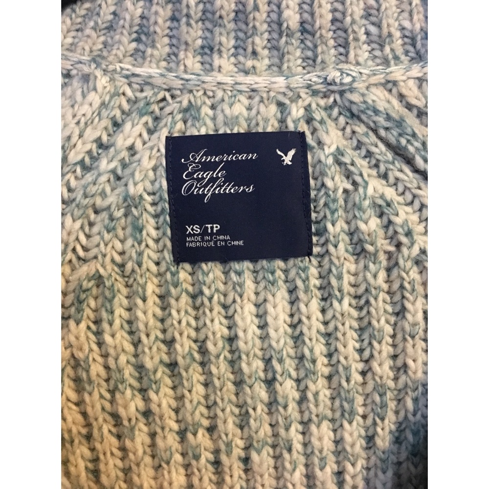 Light Blue Sweater Jacket - Picture 4 of 4